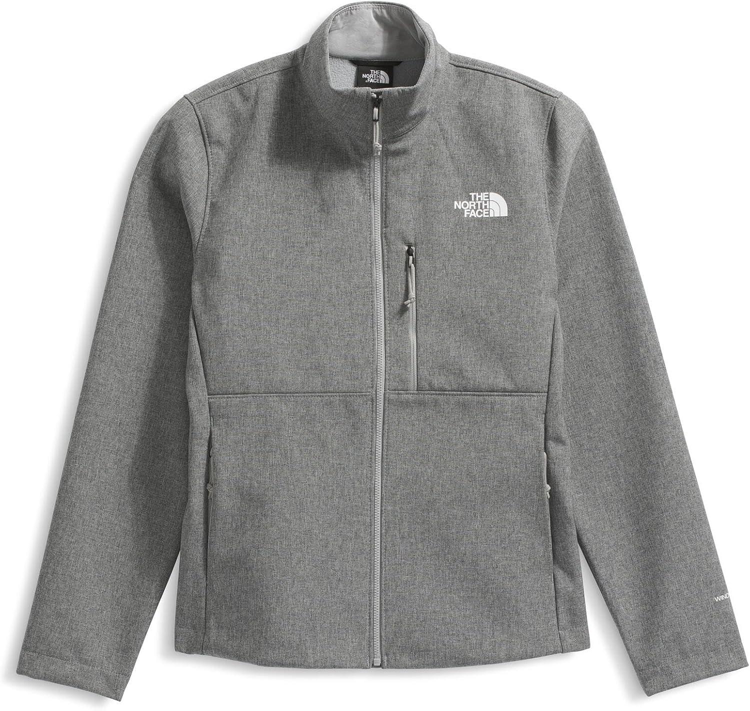 imageTHE NORTH FACE Womens Apex Bionic 3 Jacket Water ampamp Wind Resistant Softshell with Zip Chest ampamp Hand Pockets Adjustable HemTnf Medium Grey Heather
