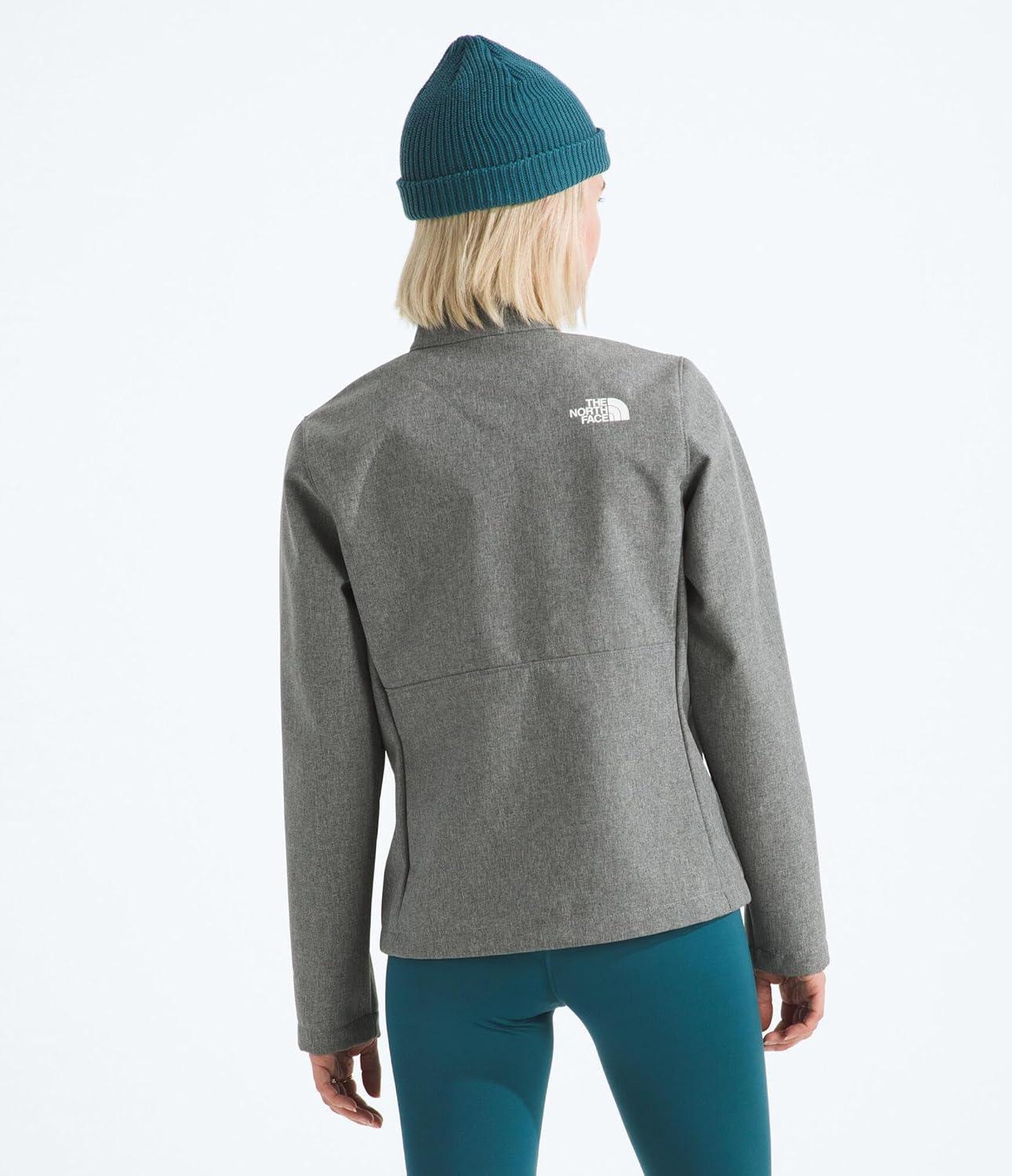 imageTHE NORTH FACE Womens Apex Bionic 3 Jacket Water ampamp Wind Resistant Softshell with Zip Chest ampamp Hand Pockets Adjustable HemTnf Medium Grey Heather