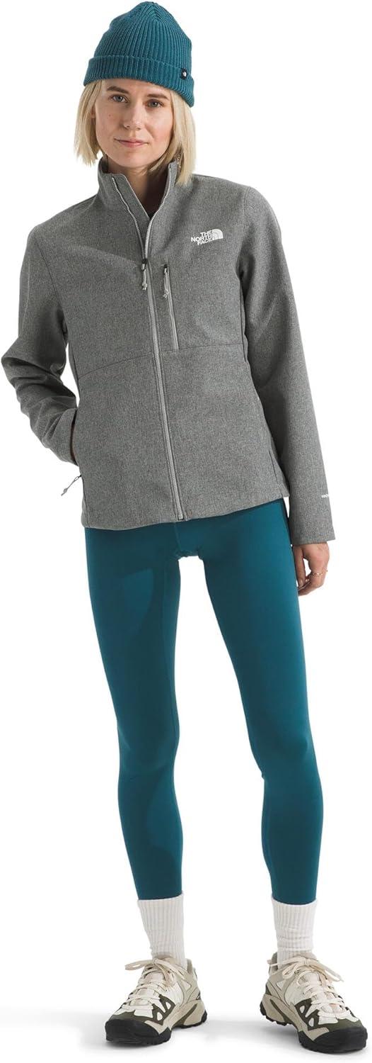 imageTHE NORTH FACE Womens Apex Bionic 3 Jacket Water ampamp Wind Resistant Softshell with Zip Chest ampamp Hand Pockets Adjustable HemTnf Medium Grey Heather
