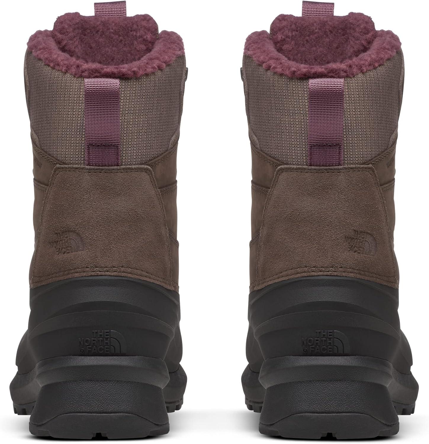 imageTHE NORTH FACE Womens Chilkat V 400 Waterproof Snow Boot 400g of Premium InsulationDeep TaupeTnf Black