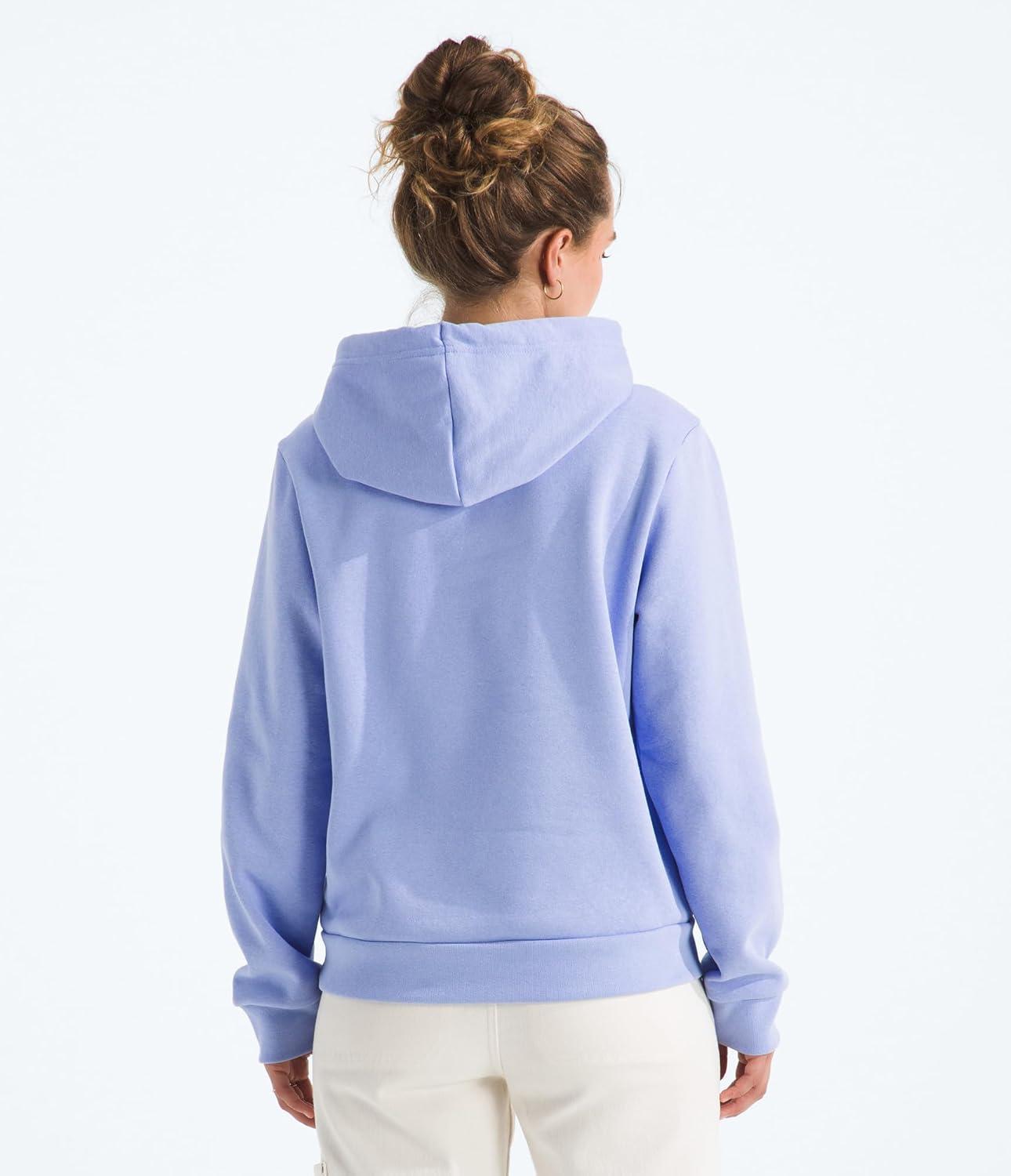 imageTHE NORTH FACE Womens Evolution Simple Dome Hoodie Performance Hood with Adjustable Drawcord Kangaroo Hand PocketPeriwinkle Glow