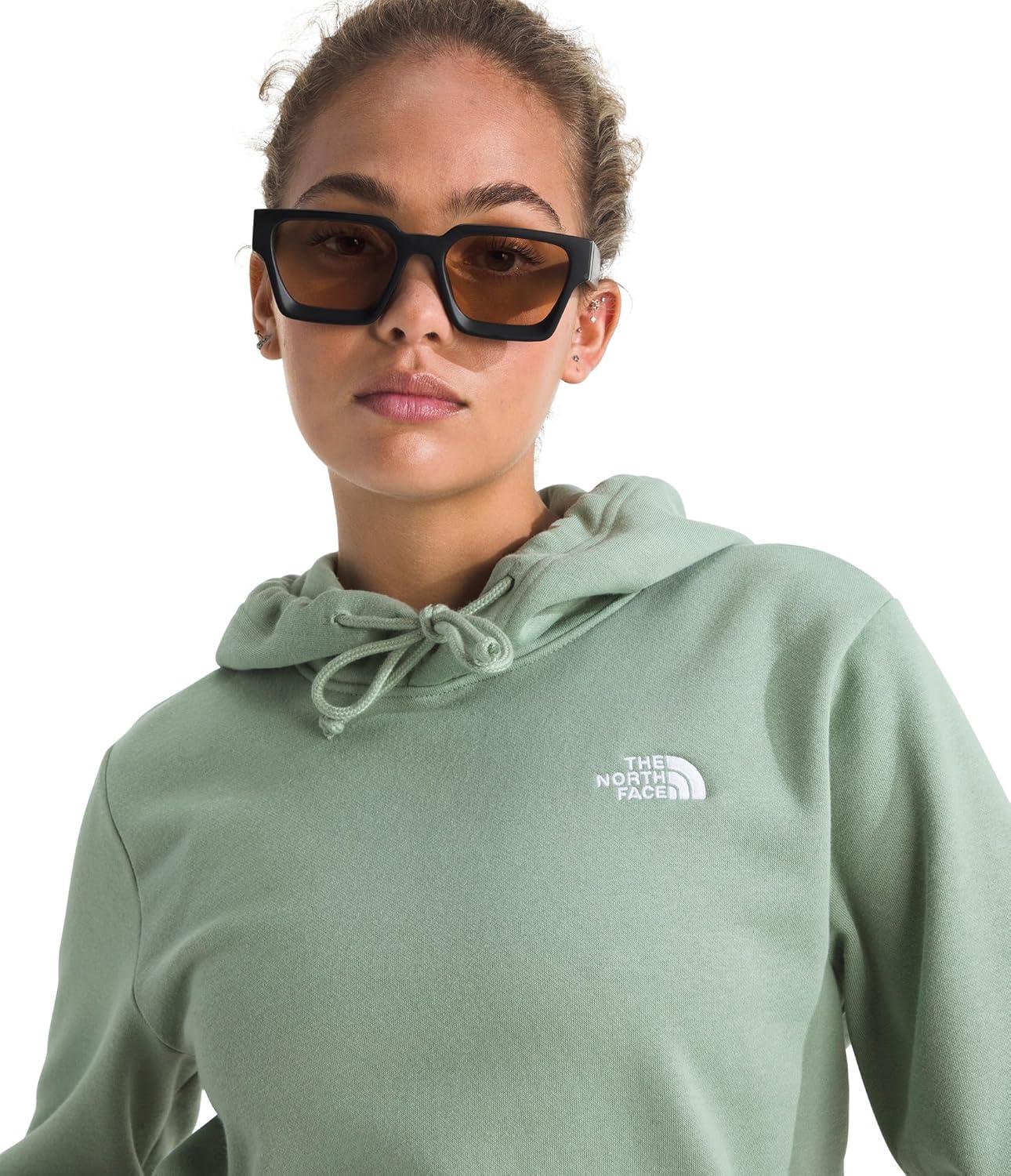 imageTHE NORTH FACE Womens Evolution Simple Dome Hoodie Performance Hood with Adjustable Drawcord Kangaroo Hand PocketSlate Moss