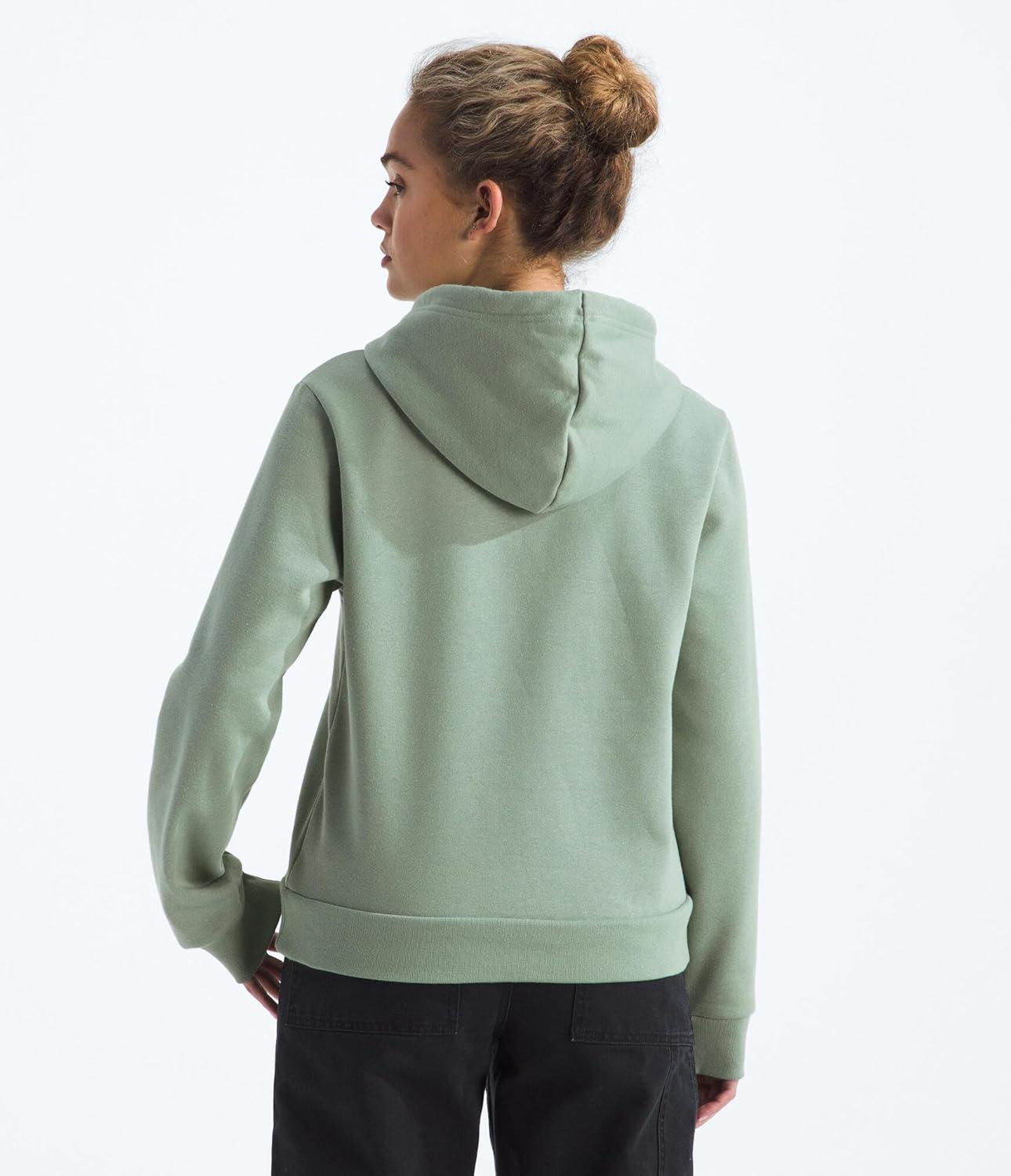 imageTHE NORTH FACE Womens Evolution Simple Dome Hoodie Performance Hood with Adjustable Drawcord Kangaroo Hand PocketSlate Moss