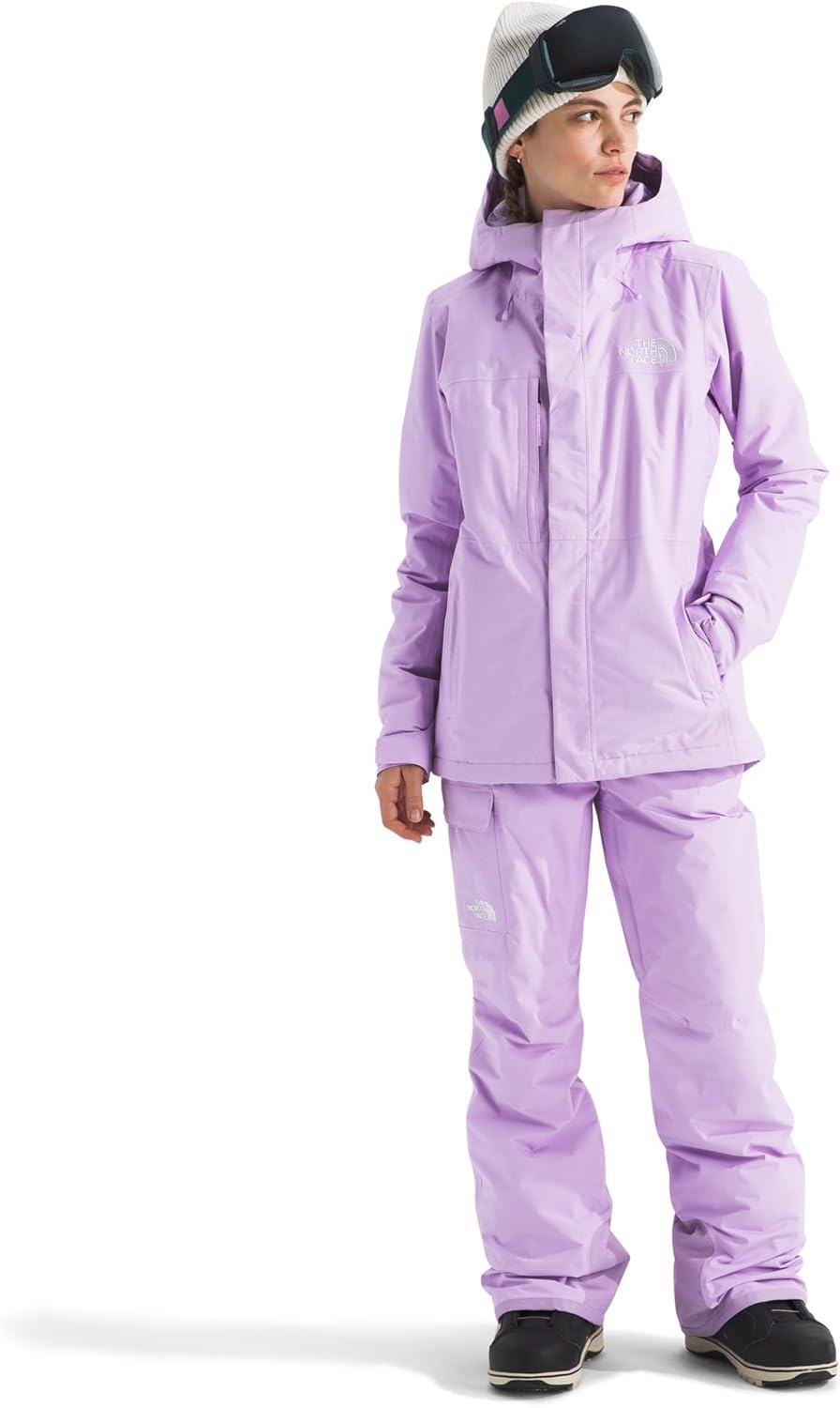 imageTHE NORTH FACE Womens Freedom Insulated Pant Standard ampamp Plus Size Waterproof for Snow Sports Gaiters Adjustable WaistLite Lilac