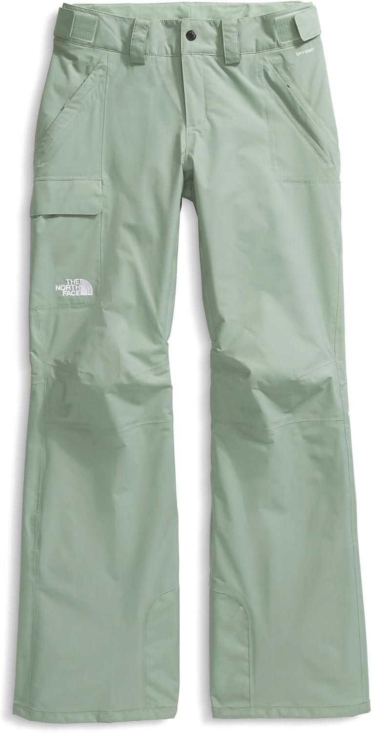 imageTHE NORTH FACE Womens Freedom Insulated Pant Standard ampamp Plus Size Waterproof for Snow Sports Gaiters Adjustable WaistSlate Moss