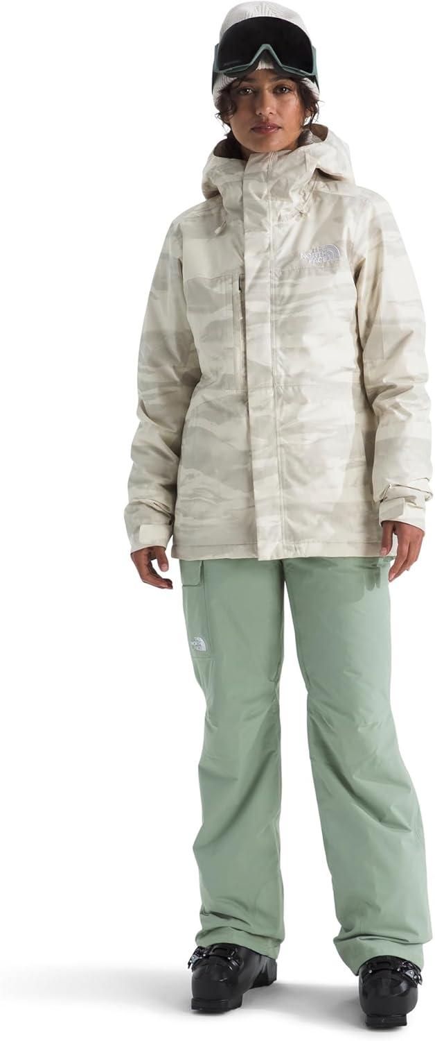 imageTHE NORTH FACE Womens Freedom Insulated Pant Standard ampamp Plus Size Waterproof for Snow Sports Gaiters Adjustable WaistSlate Moss