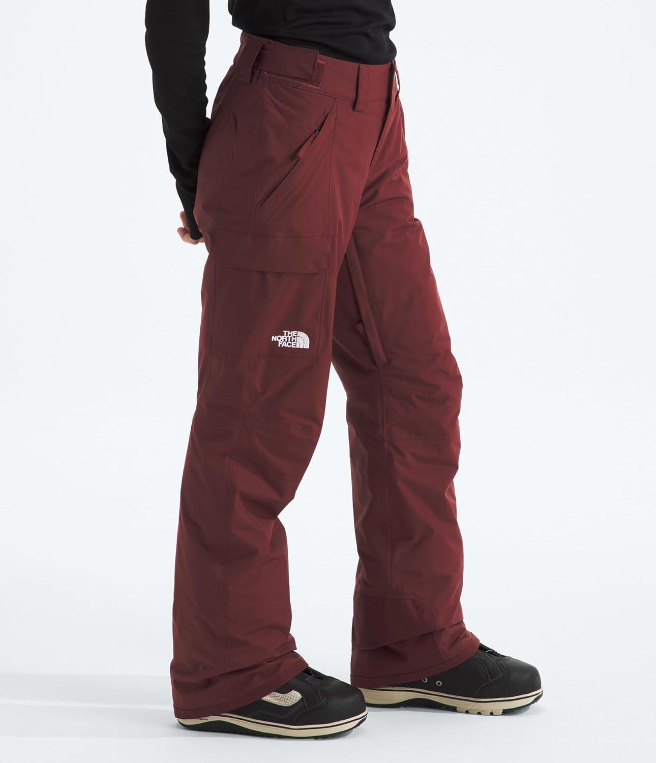 imageTHE NORTH FACE Womens Freedom Insulated Pant Standard ampamp Plus Size Waterproof for Snow Sports Gaiters Adjustable WaistSumac