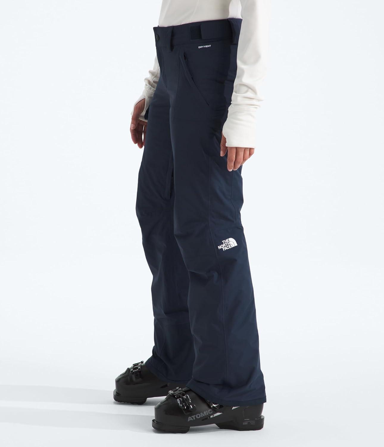 imageTHE NORTH FACE Womens Freedom Insulated Pant Standard ampamp Plus Size Waterproof for Snow Sports Gaiters Adjustable WaistSummit Navy