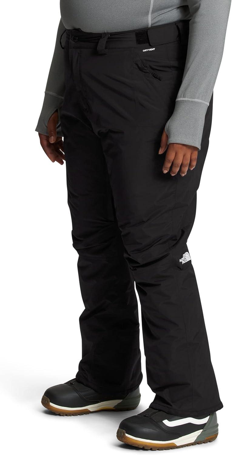 imageTHE NORTH FACE Womens Freedom Insulated Pant Standard ampamp Plus Size Waterproof for Snow Sports Gaiters Adjustable WaistTnf Black