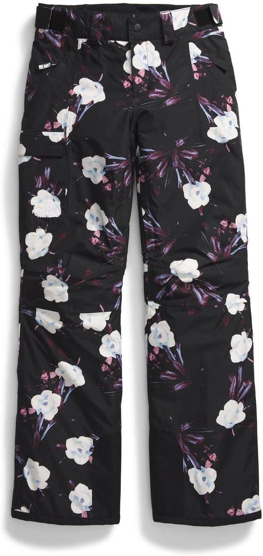imageTHE NORTH FACE Womens Freedom Insulated Pant Standard ampamp Plus Size Waterproof for Snow Sports Gaiters Adjustable WaistTnf Black Winter Flowers Print