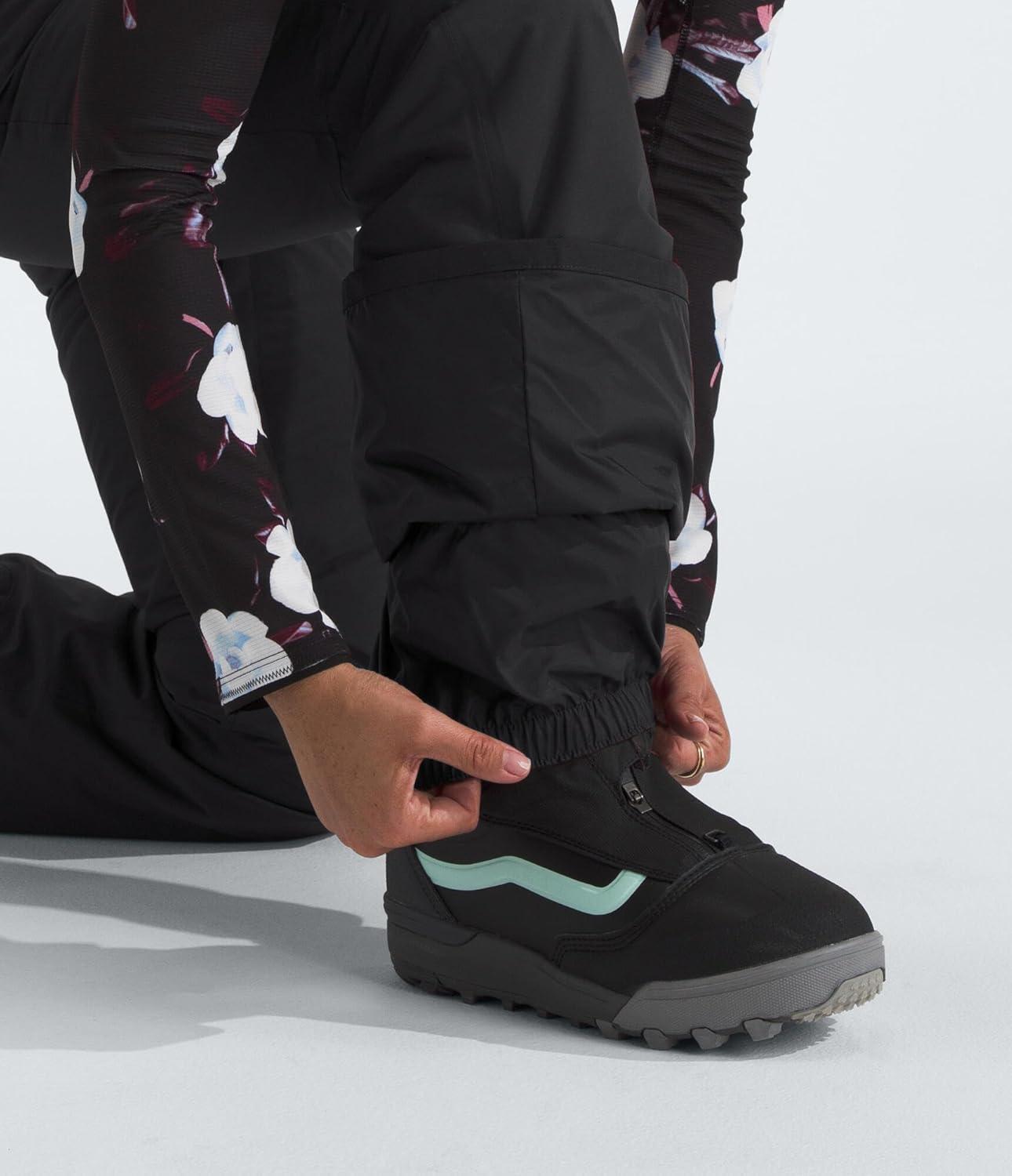 imageTHE NORTH FACE Womens Freedom Insulated Pant Standard ampamp Plus Size Waterproof for Snow Sports Gaiters Adjustable WaistTnf Blacknpf