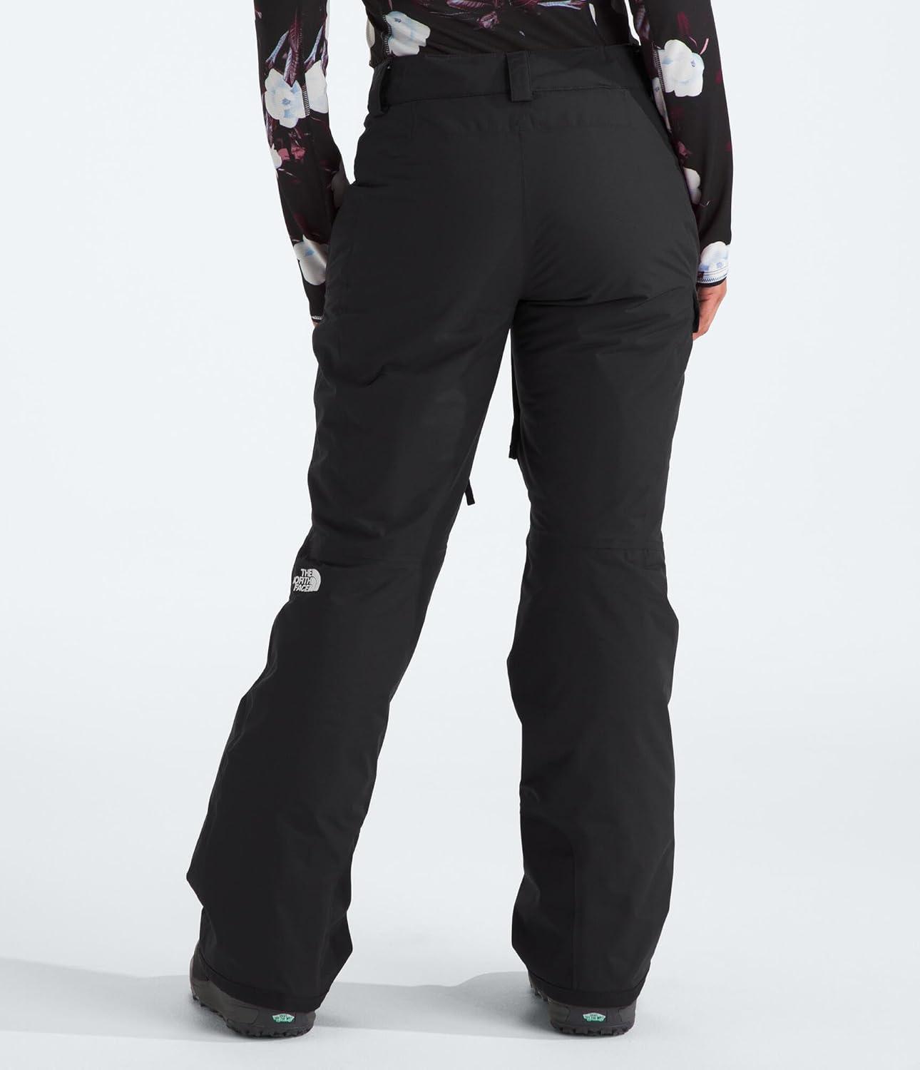 imageTHE NORTH FACE Womens Freedom Insulated Pant Standard ampamp Plus Size Waterproof for Snow Sports Gaiters Adjustable WaistTnf Blacknpf
