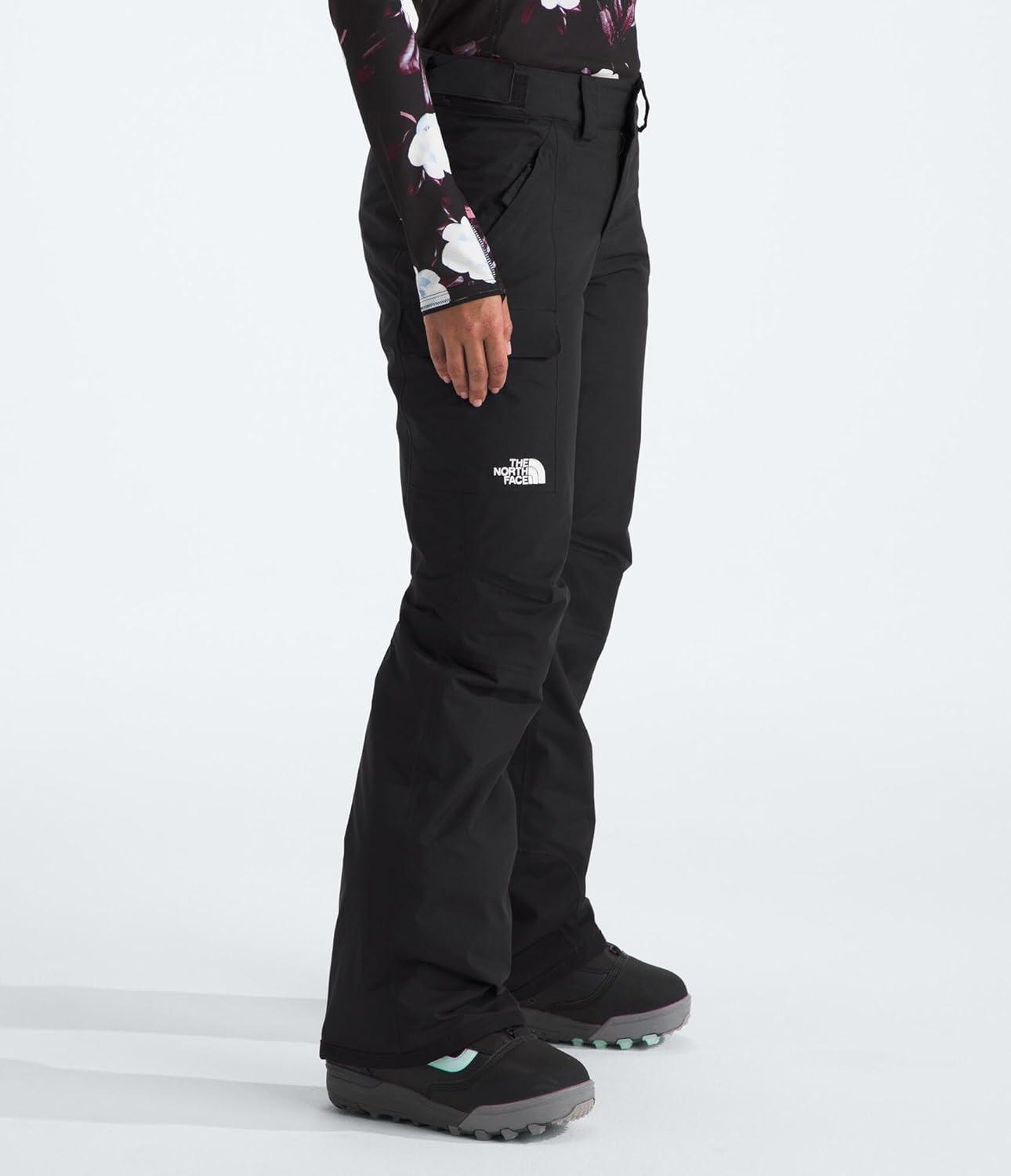 imageTHE NORTH FACE Womens Freedom Insulated Pant Standard ampamp Plus Size Waterproof for Snow Sports Gaiters Adjustable WaistTnf Blacknpf