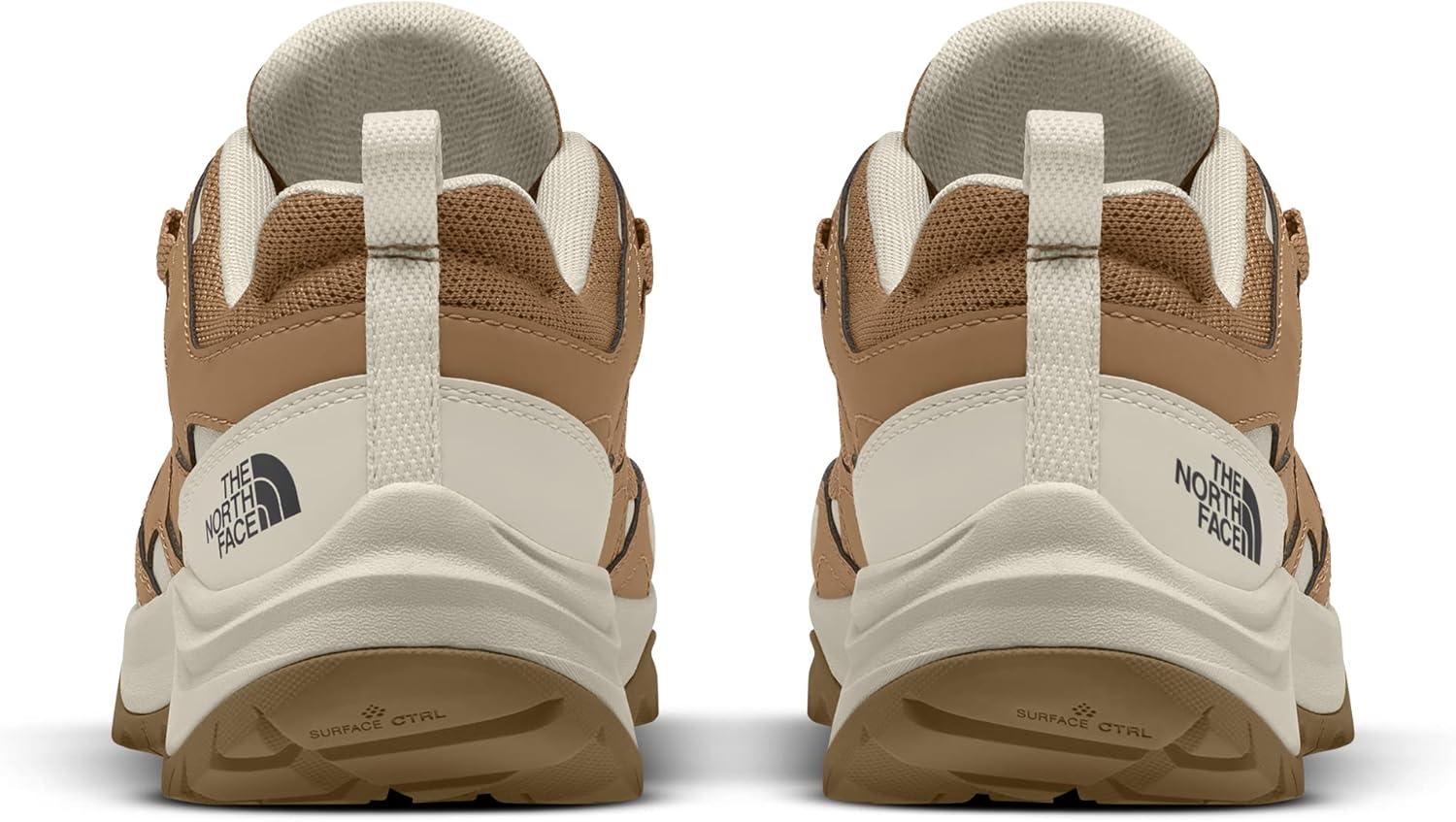 imageTHE NORTH FACE Womens Hedgehog 3 Waterproof Hiking Boot Ripstop Leather Upper Rubber OutsoleAlmond ButterSandstone