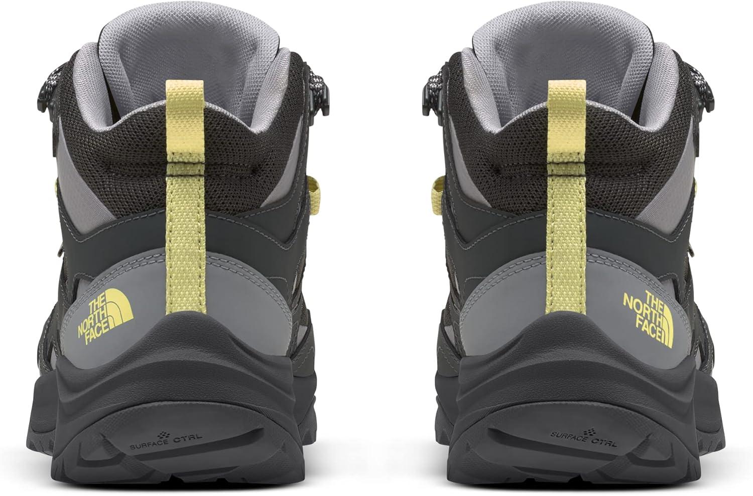 imageTHE NORTH FACE Womens Hedgehog Fastpack 3 Mid Waterproof Hiking ShoesAsphalt GreyMeld Grey
