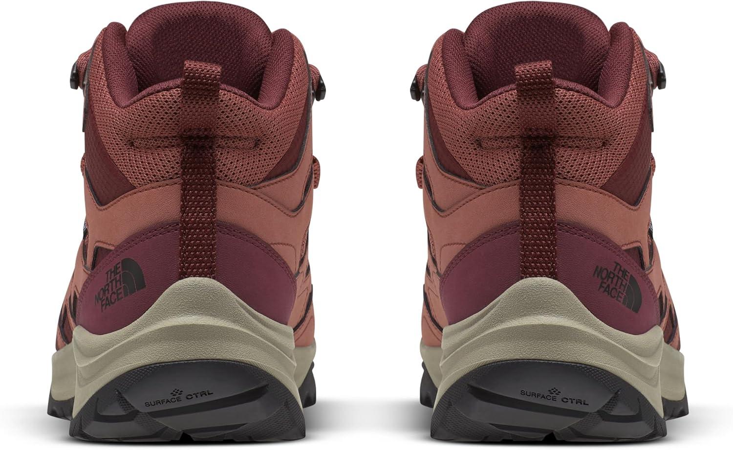 imageTHE NORTH FACE Womens Hedgehog Fastpack 3 Mid Waterproof Hiking ShoesCanyon DustAlpine Plum