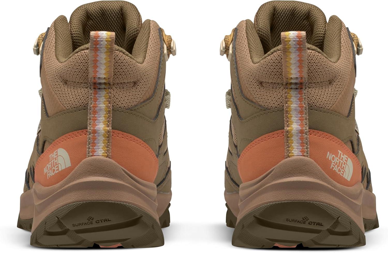 imageTHE NORTH FACE Womens Hedgehog Fastpack 3 Mid Waterproof Hiking ShoesSaharaCaraway Seed