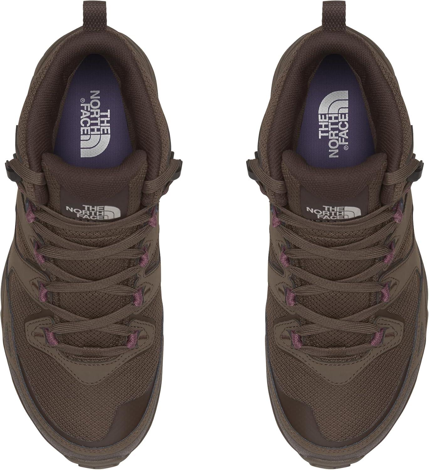 imageTHE NORTH FACE Womens Hedgehog Fastpack 3 Mid Waterproof Hiking ShoesSmokey BrownDemitasse Brown