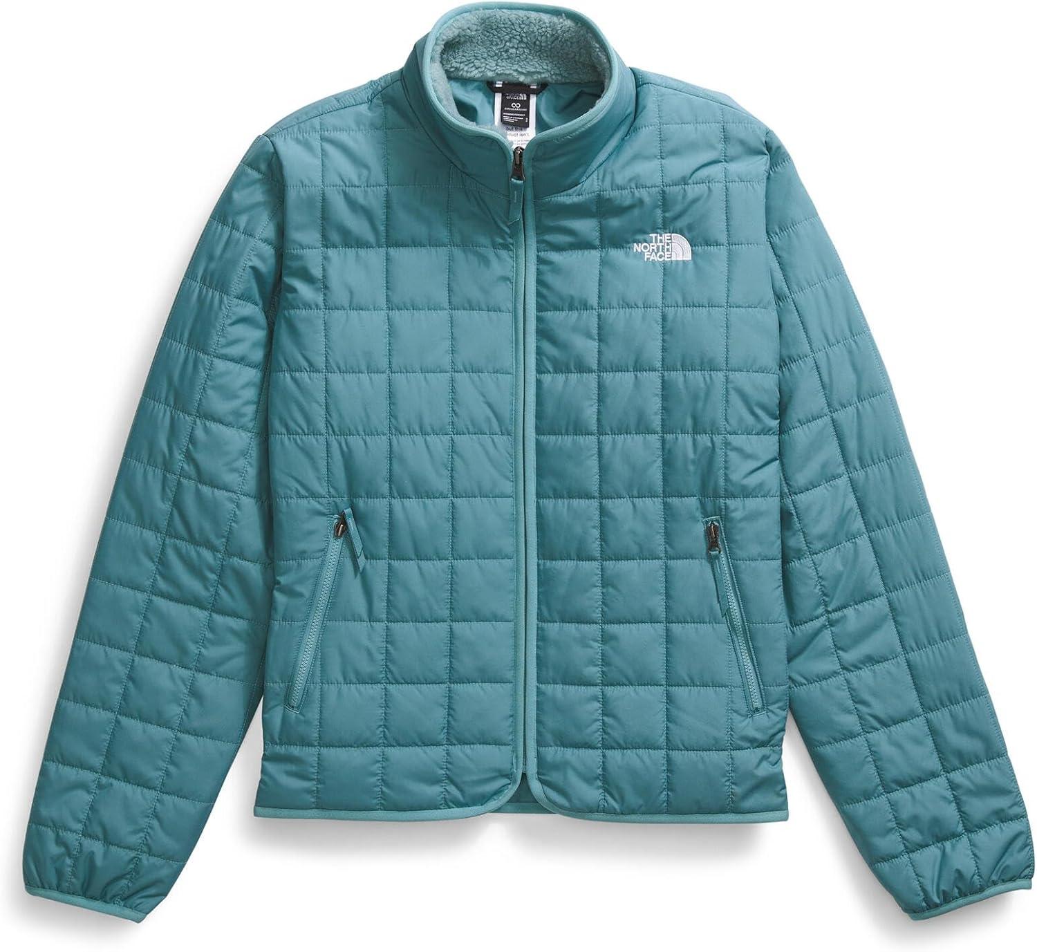 imageTHE NORTH FACE Womens Junction Insulated Jacket Standard ampamp Plus Size Water Repellent Winter Coat ampamp Zip Hand PocketsAlgae Blue