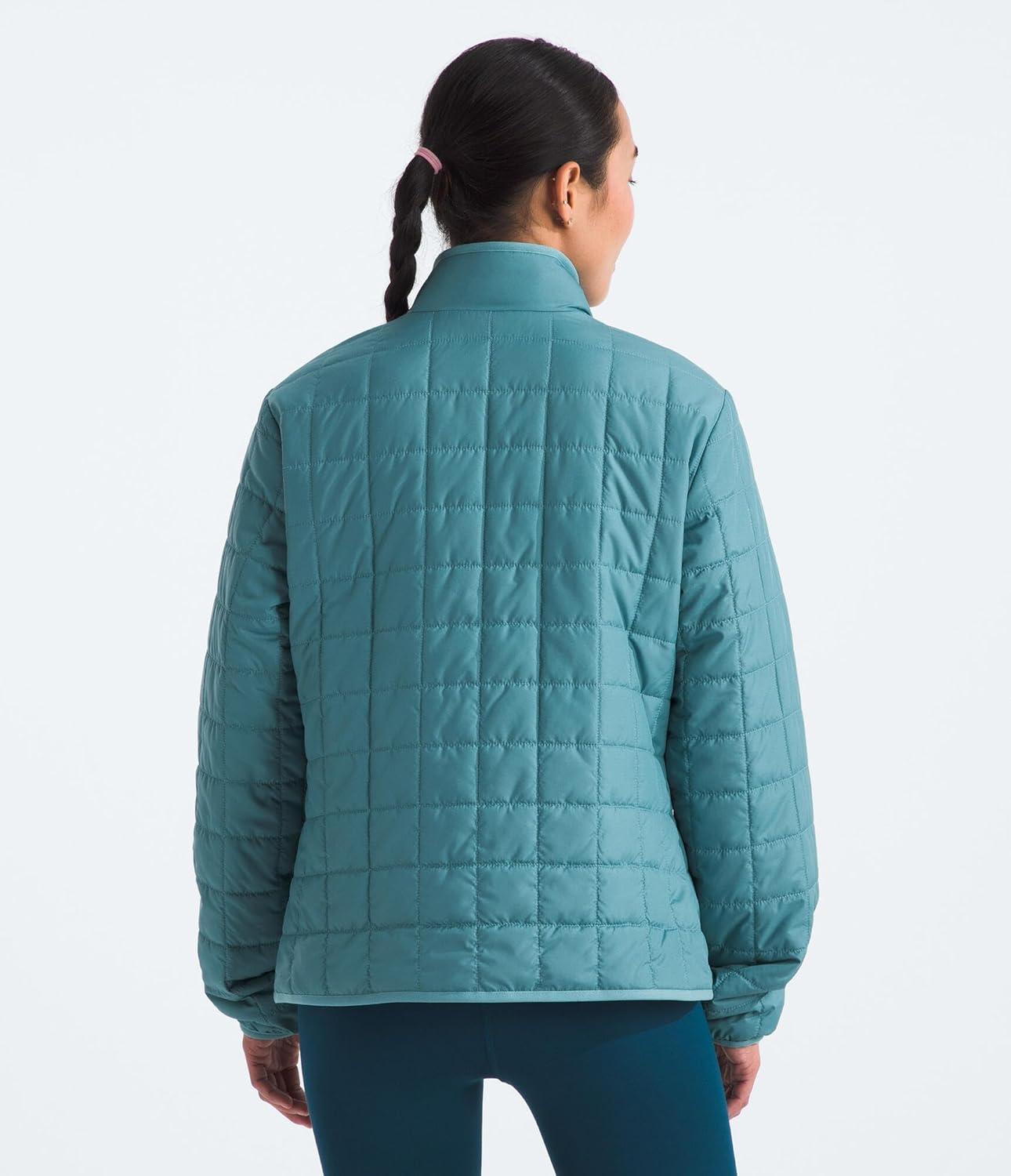 imageTHE NORTH FACE Womens Junction Insulated Jacket Standard ampamp Plus Size Water Repellent Winter Coat ampamp Zip Hand PocketsAlgae Blue