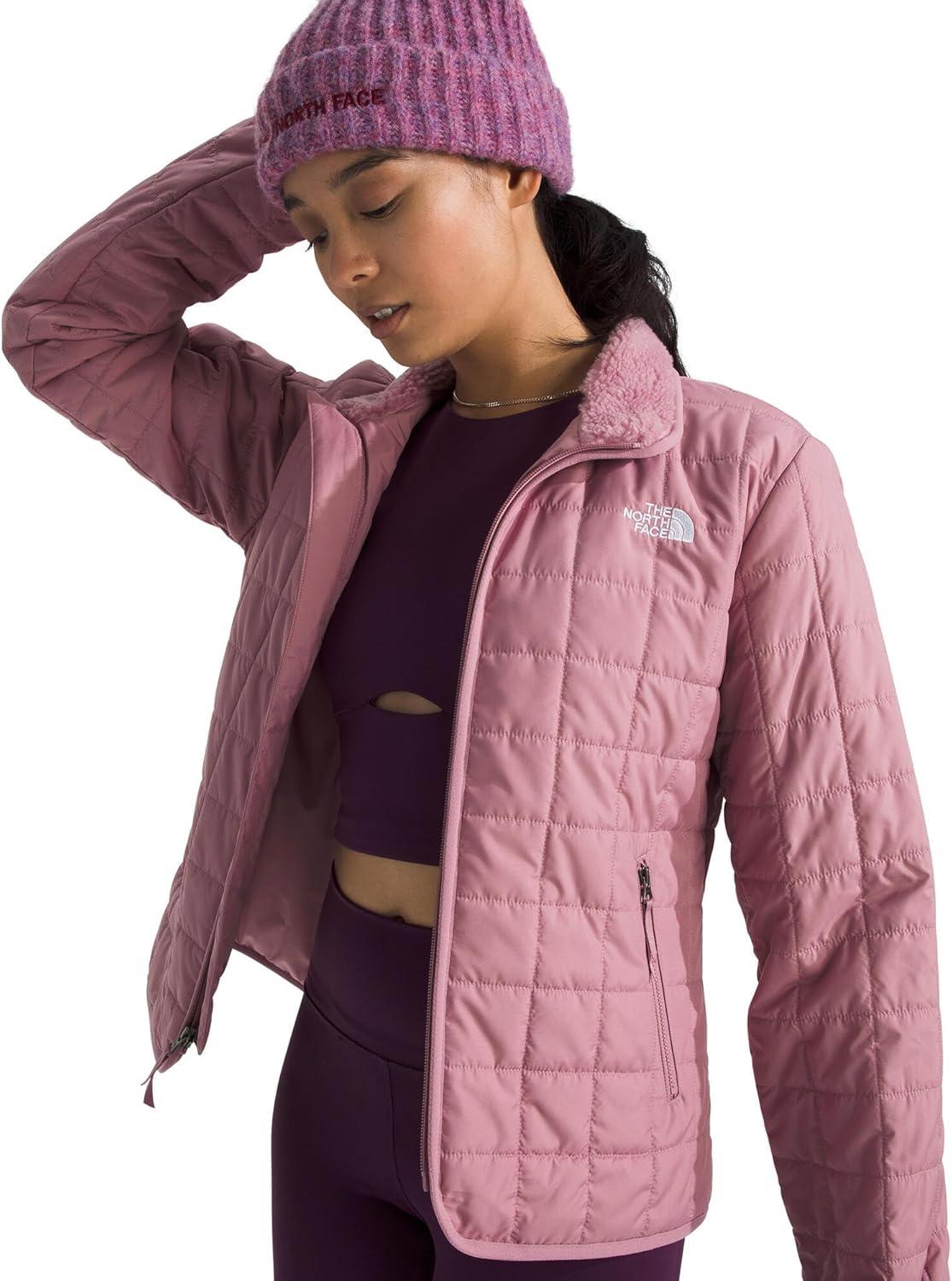 imageTHE NORTH FACE Womens Junction Insulated Jacket Standard ampamp Plus Size Water Repellent Winter Coat ampamp Zip Hand PocketsMauve