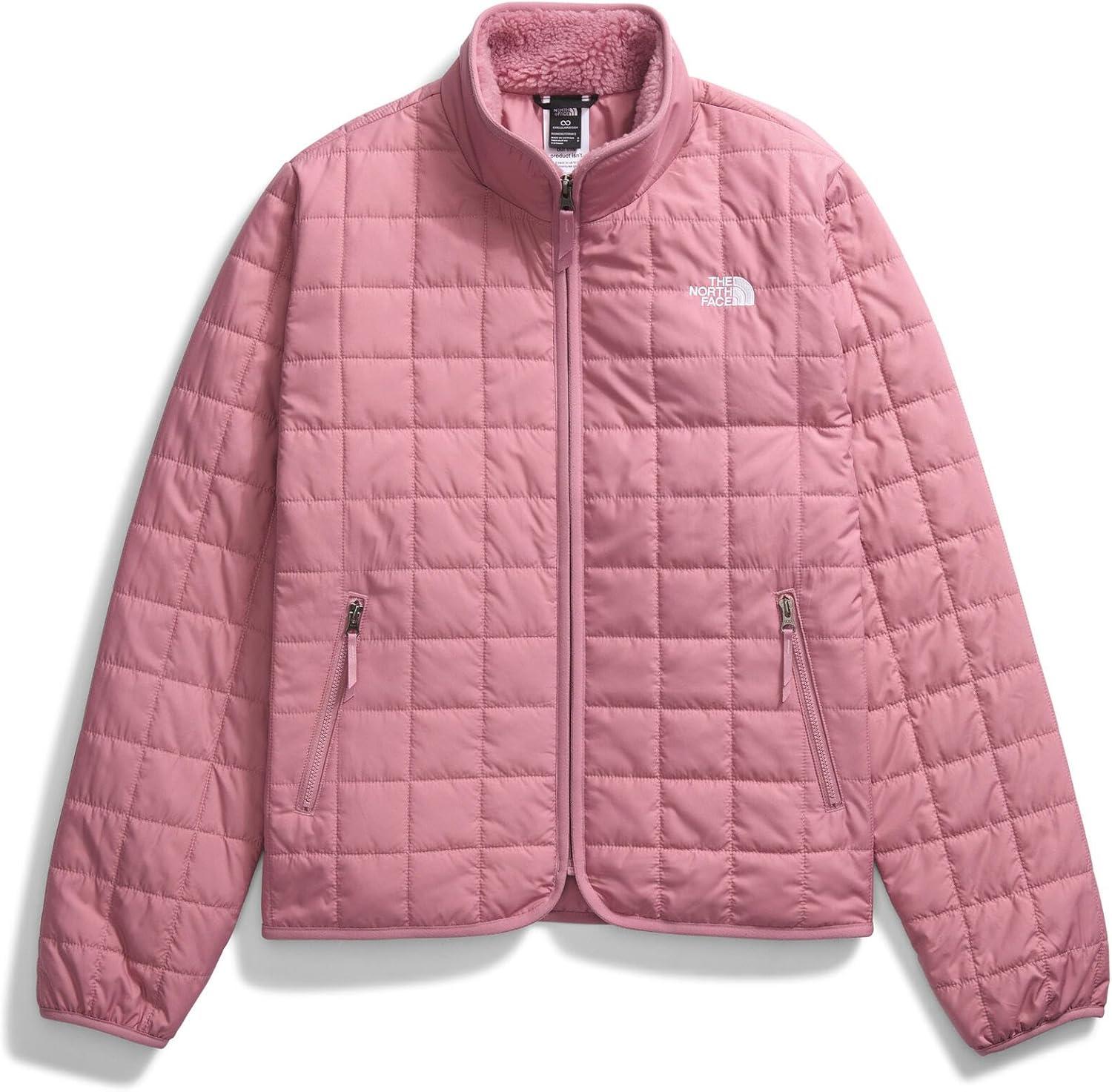 imageTHE NORTH FACE Womens Junction Insulated Jacket Standard ampamp Plus Size Water Repellent Winter Coat ampamp Zip Hand PocketsMauve