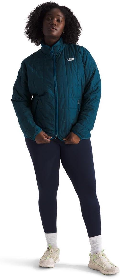 imageTHE NORTH FACE Womens Junction Insulated Jacket Standard ampamp Plus Size Water Repellent Winter Coat ampamp Zip Hand PocketsMidnight Petrol