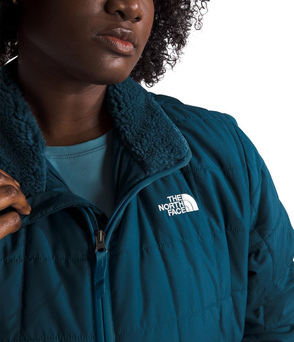 imageTHE NORTH FACE Womens Junction Insulated Jacket Standard ampamp Plus Size Water Repellent Winter Coat ampamp Zip Hand PocketsMidnight Petrol