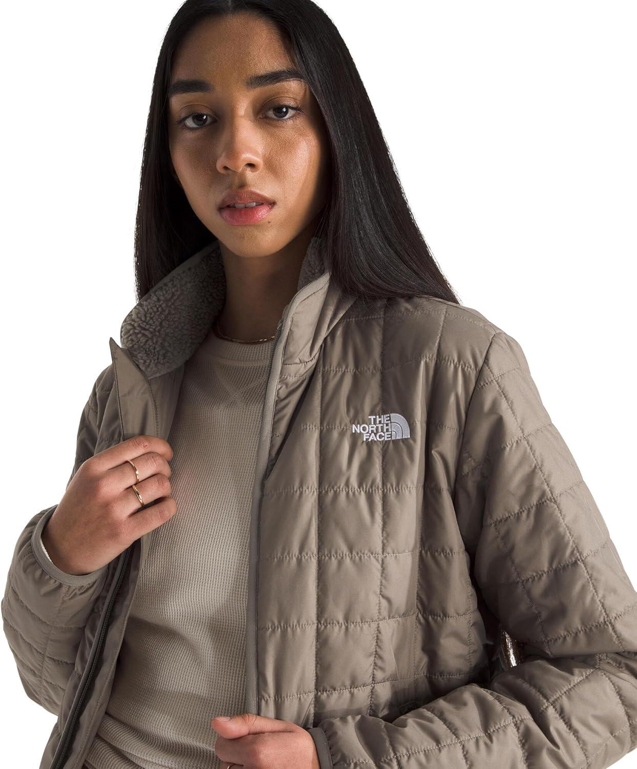 imageTHE NORTH FACE Womens Junction Insulated Jacket Standard ampamp Plus Size Water Repellent Winter Coat ampamp Zip Hand PocketsMocha Brown