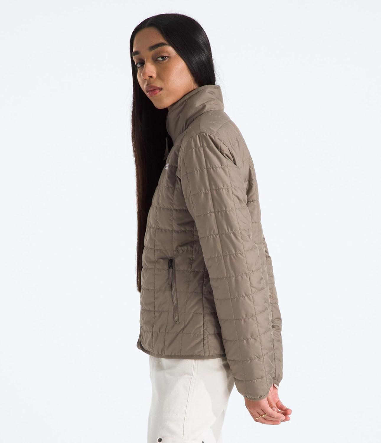 imageTHE NORTH FACE Womens Junction Insulated Jacket Standard ampamp Plus Size Water Repellent Winter Coat ampamp Zip Hand PocketsMocha Brown