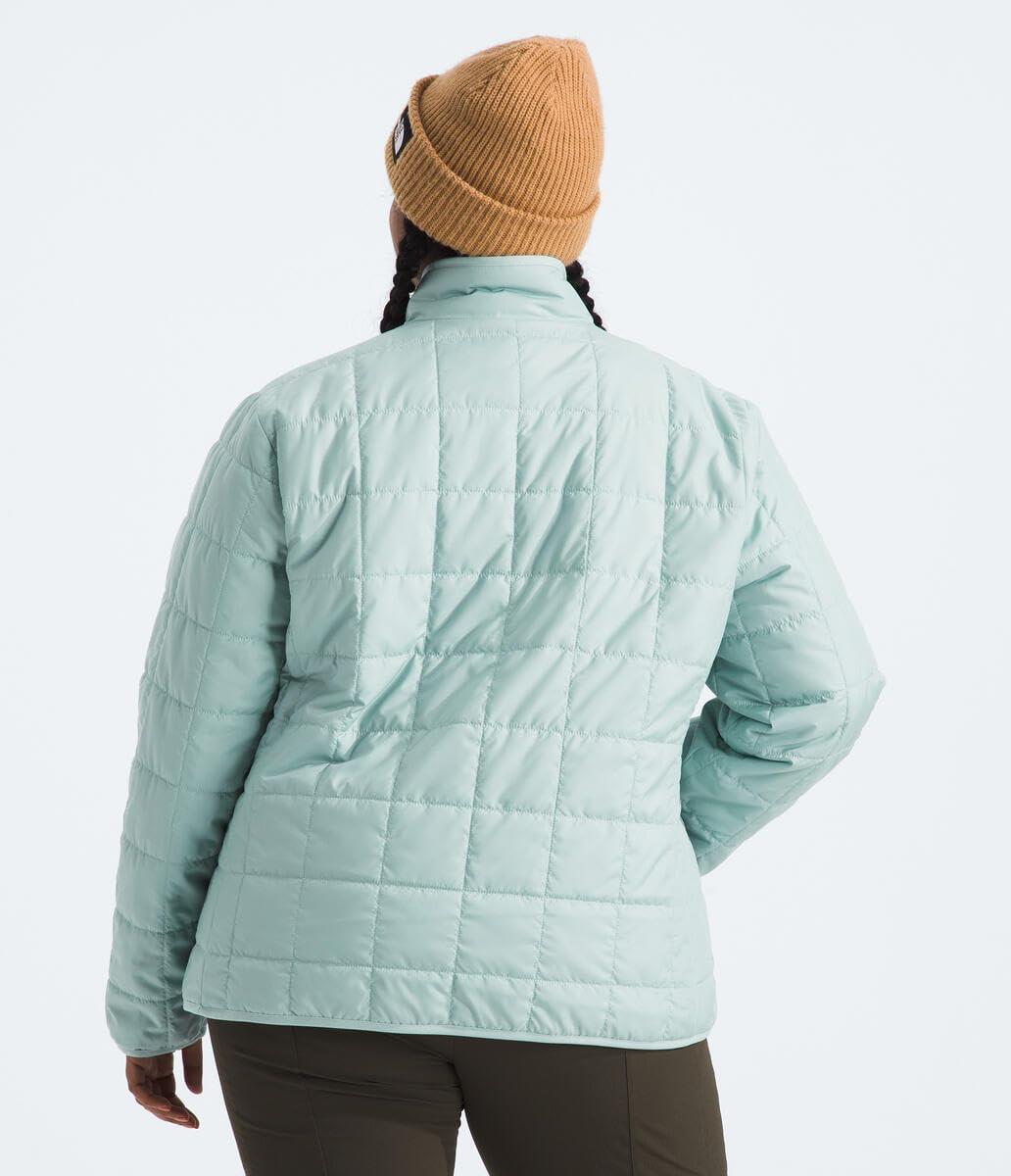 imageTHE NORTH FACE Womens Junction Insulated Jacket Standard ampamp Plus Size Water Repellent Winter Coat ampamp Zip Hand PocketsMuted Pine