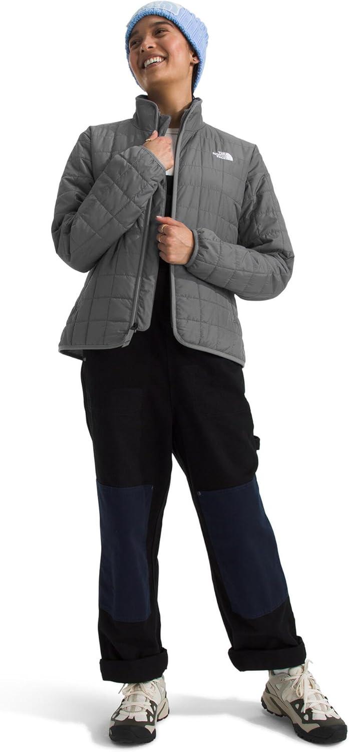 imageTHE NORTH FACE Womens Junction Insulated Jacket Standard ampamp Plus Size Water Repellent Winter Coat ampamp Zip Hand PocketsSmoked Pearl