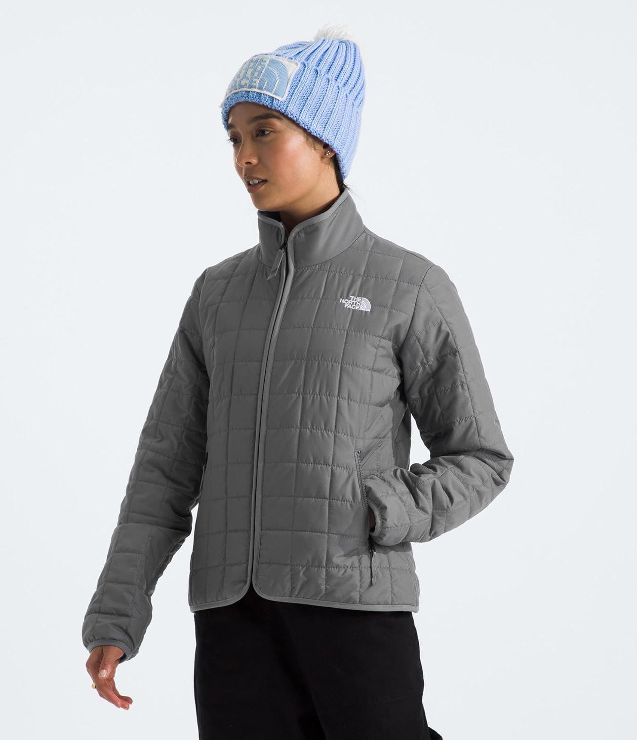 imageTHE NORTH FACE Womens Junction Insulated Jacket Standard ampamp Plus Size Water Repellent Winter Coat ampamp Zip Hand PocketsSmoked Pearl
