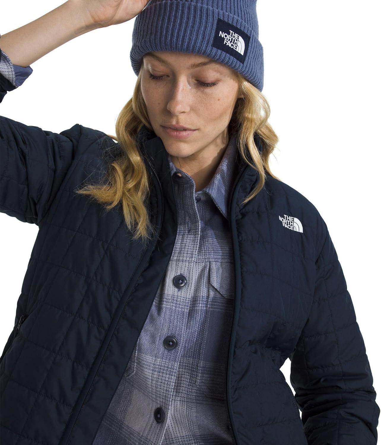 imageTHE NORTH FACE Womens Junction Insulated Jacket Standard ampamp Plus Size Water Repellent Winter Coat ampamp Zip Hand PocketsSummit Navy