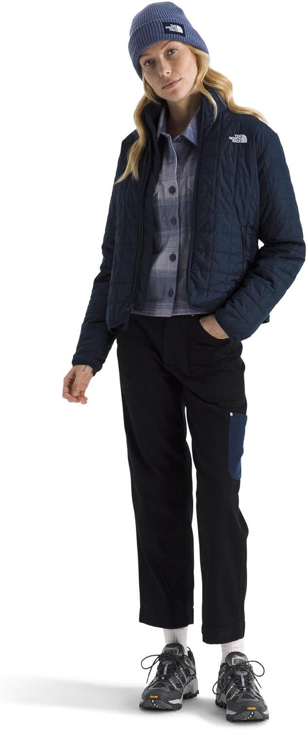imageTHE NORTH FACE Womens Junction Insulated Jacket Standard ampamp Plus Size Water Repellent Winter Coat ampamp Zip Hand PocketsSummit Navy