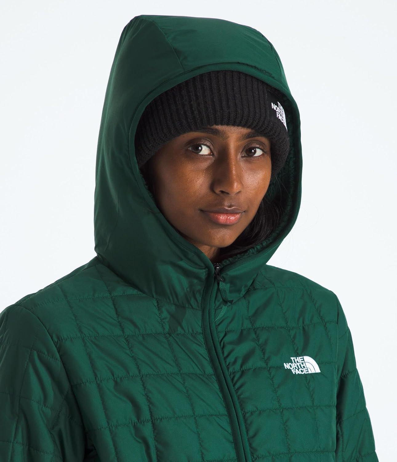 imageTHE NORTH FACE Womens Junction Insulated Parka Water Repellent Winter Jacket Packed With Insulation ampamp Secure Zip PocketsHunter Green