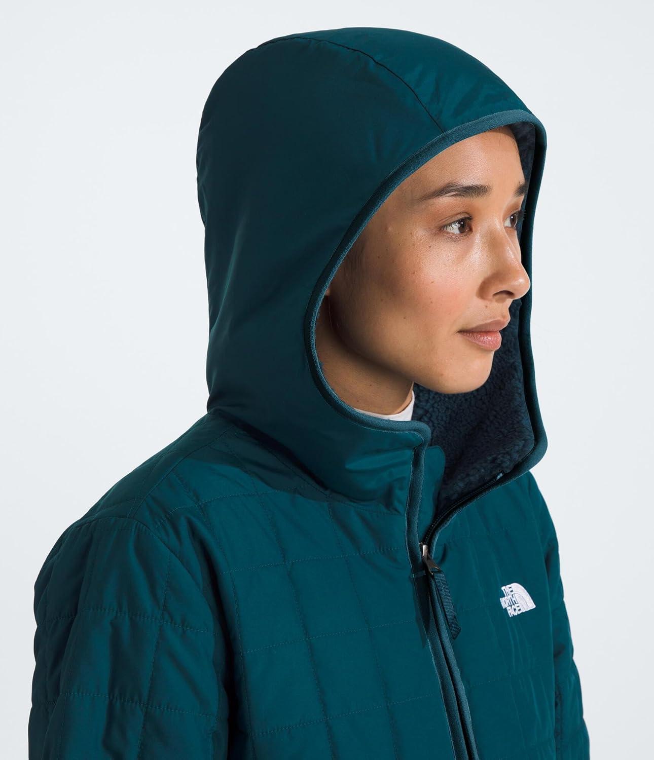 imageTHE NORTH FACE Womens Junction Insulated Parka Water Repellent Winter Jacket Packed With Insulation ampamp Secure Zip PocketsMidnight Petrol