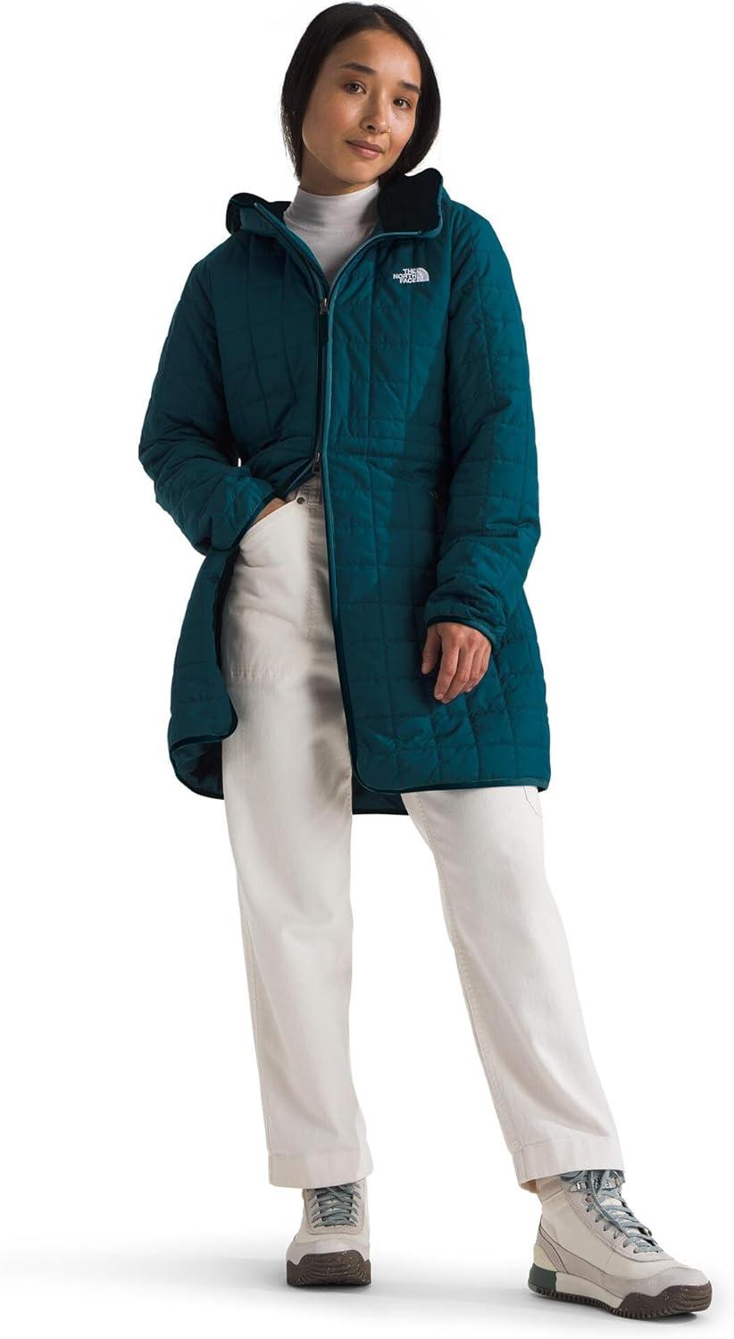 imageTHE NORTH FACE Womens Junction Insulated Parka Water Repellent Winter Jacket Packed With Insulation ampamp Secure Zip PocketsMidnight Petrol