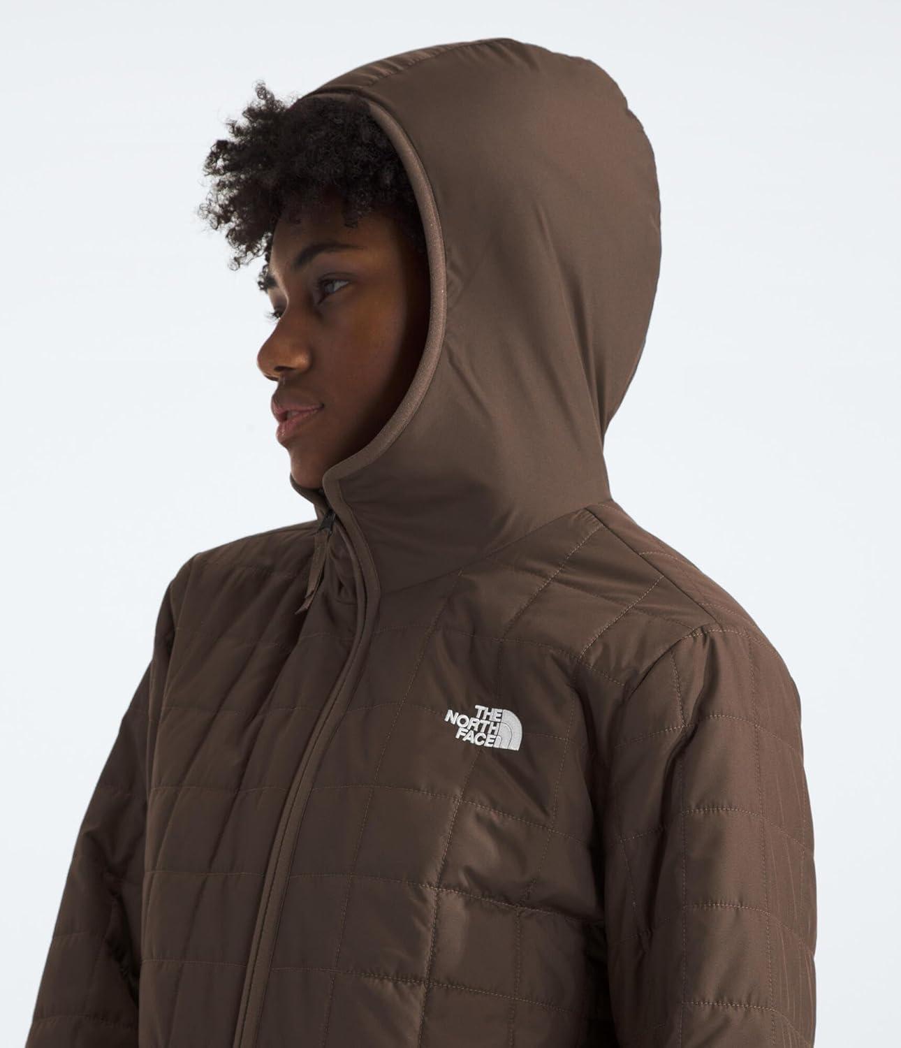 imageTHE NORTH FACE Womens Junction Insulated Parka Water Repellent Winter Jacket Packed With Insulation ampamp Secure Zip PocketsSmokey Brown