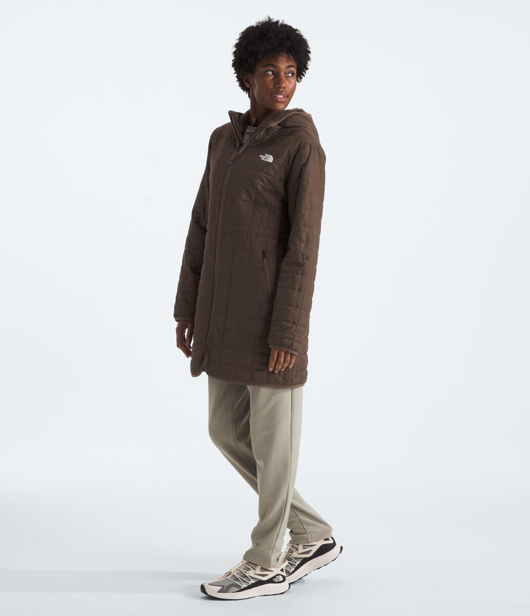 imageTHE NORTH FACE Womens Junction Insulated Parka Water Repellent Winter Jacket Packed With Insulation ampamp Secure Zip PocketsSmokey Brown