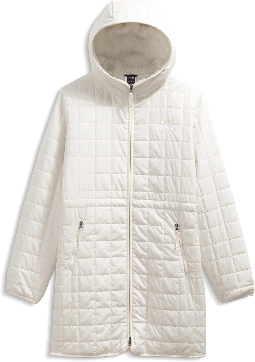 imageTHE NORTH FACE Womens Junction Insulated Parka Water Repellent Winter Jacket Packed With Insulation ampamp Secure Zip PocketsWhite Dune