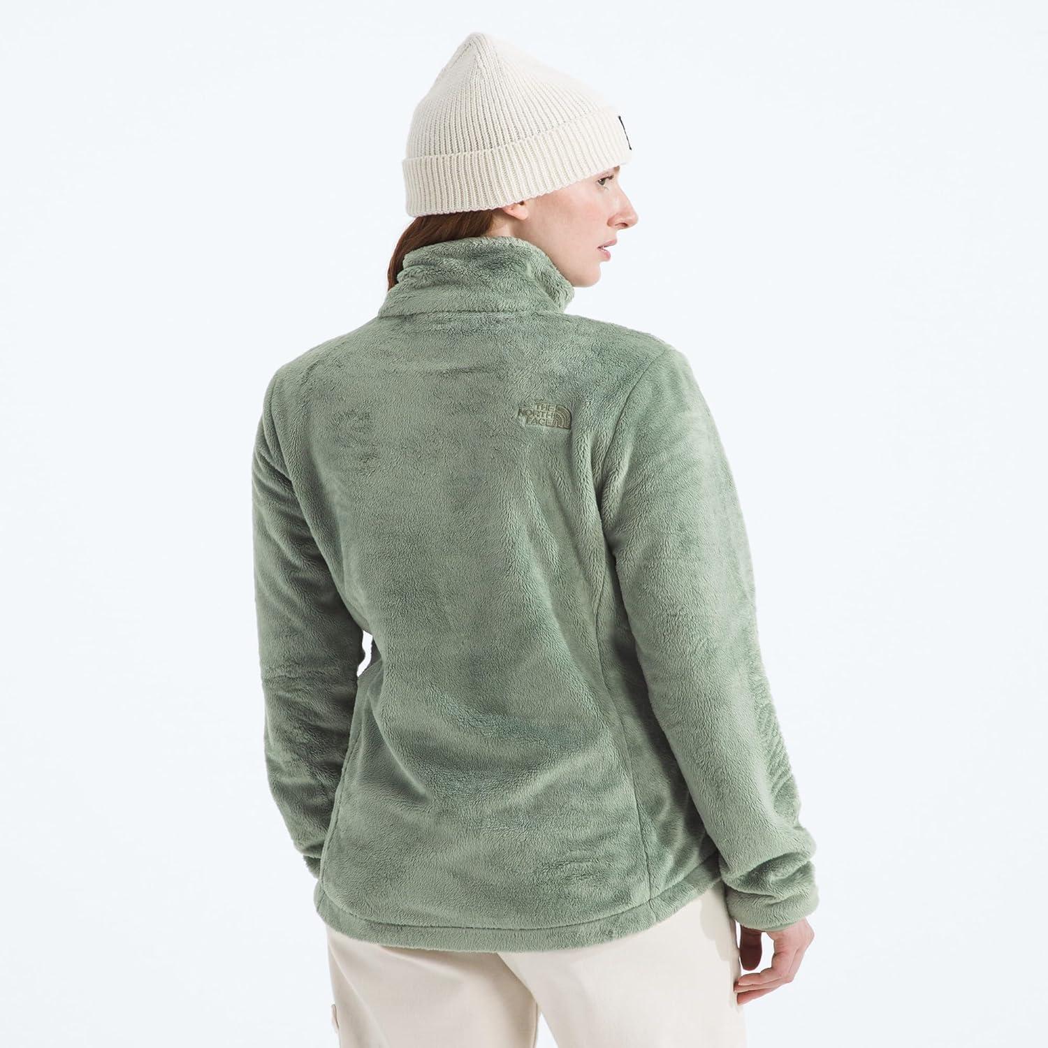 imageTHE NORTH FACE Womens Osito Full Zip Fleece Jacket Standard ampamp Plus Size Soft Fleece With Embroidered LogoSlate Moss