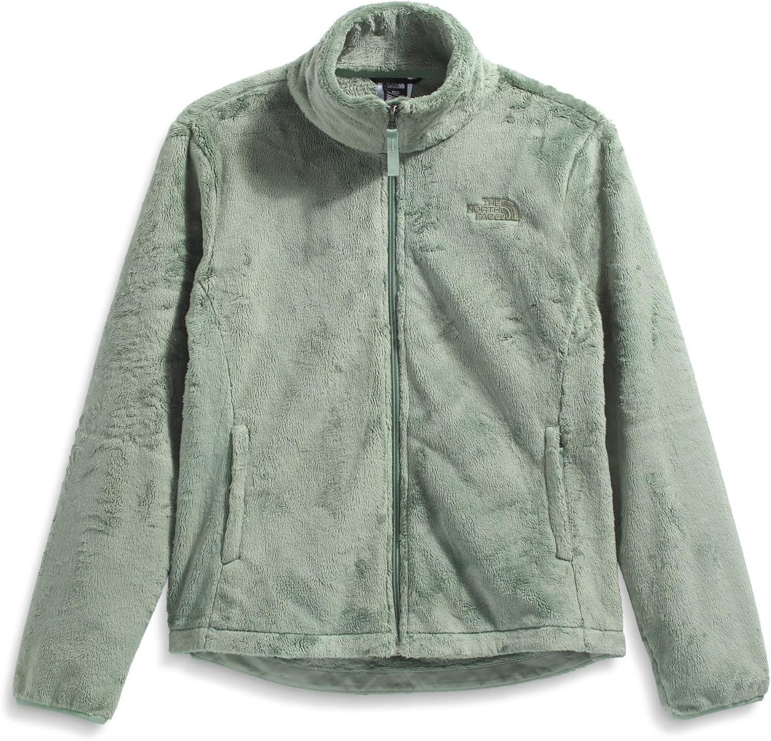 imageTHE NORTH FACE Womens Osito Full Zip Fleece Jacket Standard ampamp Plus Size Soft Fleece With Embroidered LogoSlate Moss