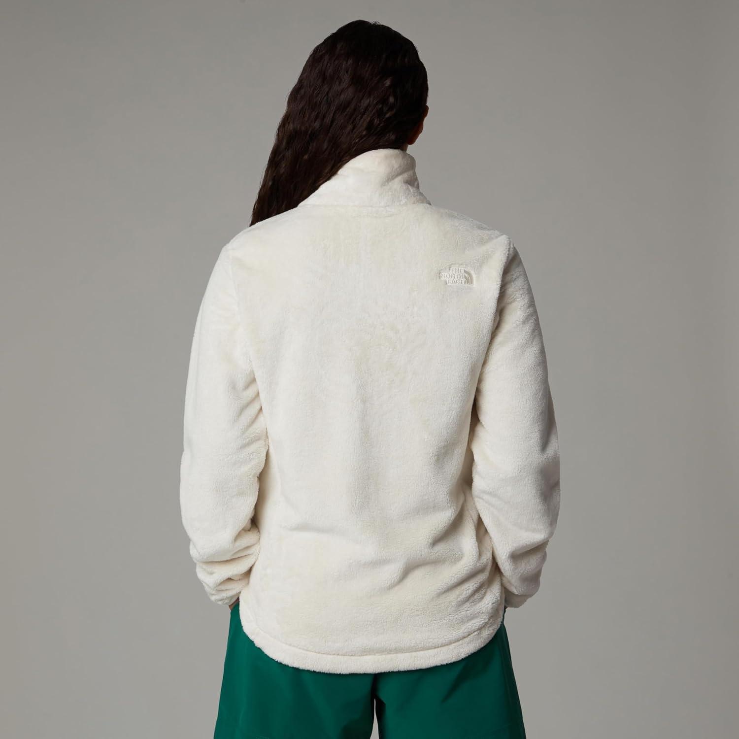 imageTHE NORTH FACE Womens Osito Full Zip Fleece Jacket Standard ampamp Plus Size Soft Fleece With Embroidered LogoWhite Dune