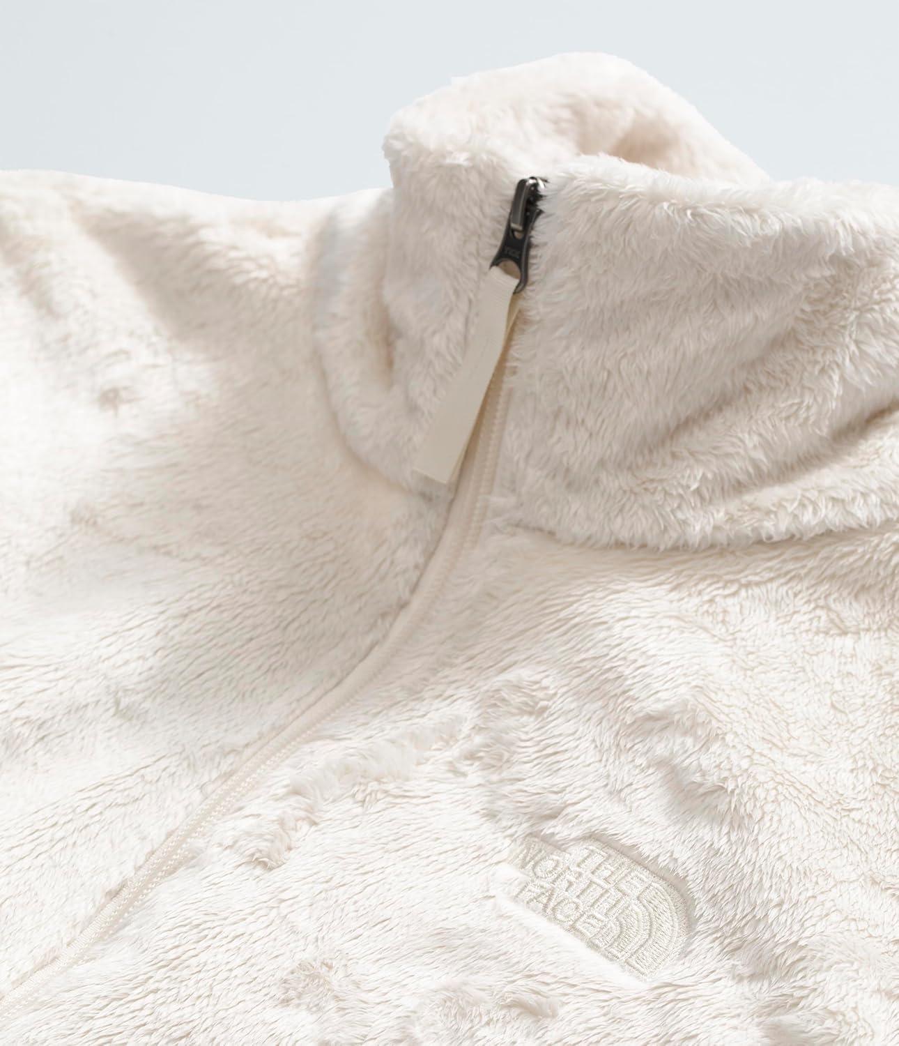 imageTHE NORTH FACE Womens Osito Full Zip Fleece Jacket Standard ampamp Plus Size Soft Fleece With Embroidered LogoWhite Dune