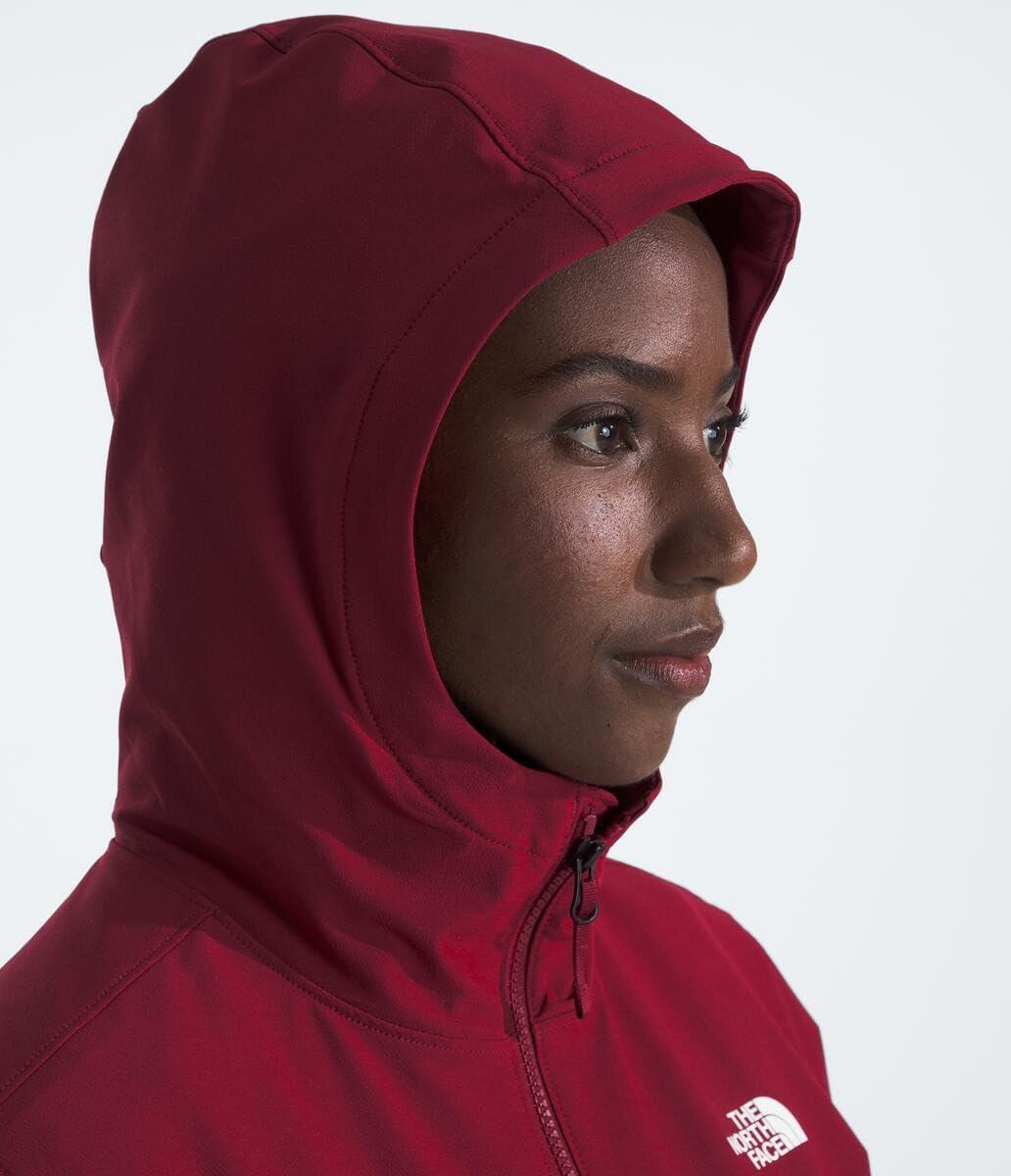 imageTHE NORTH FACE Womens Shelbe Raschel Fleece Hooded Jacket Standard ampamp Plus Size Fleece Lining Wind ampamp Water ResistantBeetroot