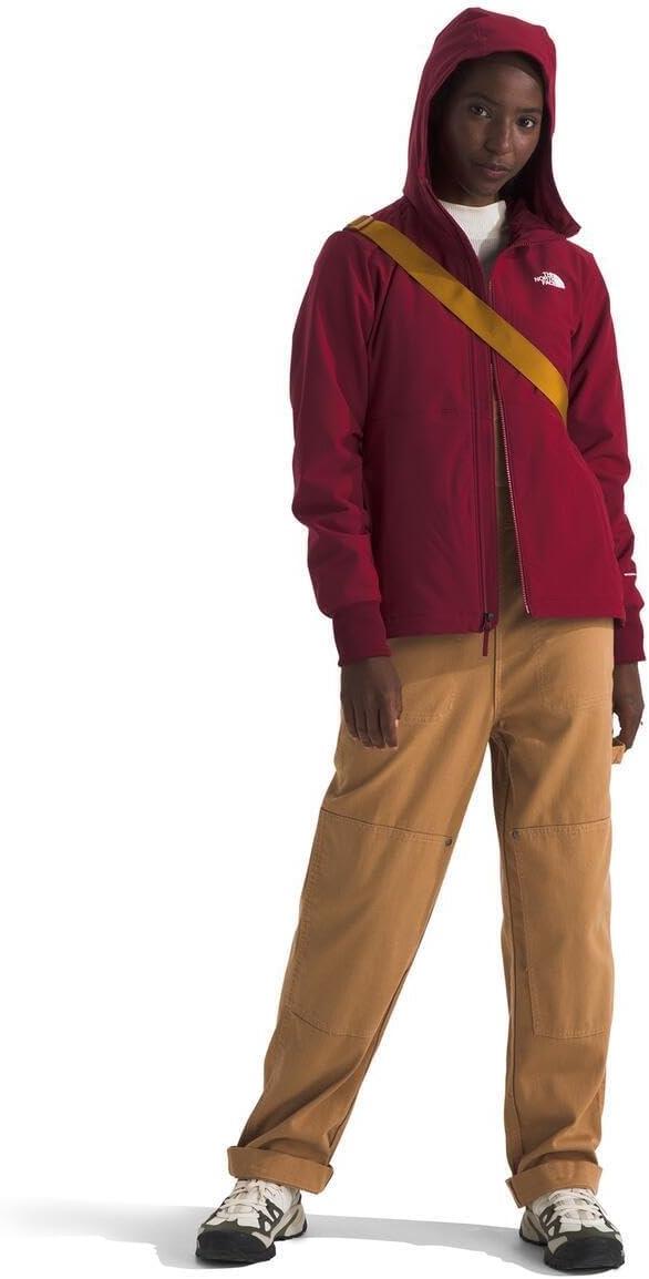imageTHE NORTH FACE Womens Shelbe Raschel Fleece Hooded Jacket Standard ampamp Plus Size Fleece Lining Wind ampamp Water ResistantBeetroot