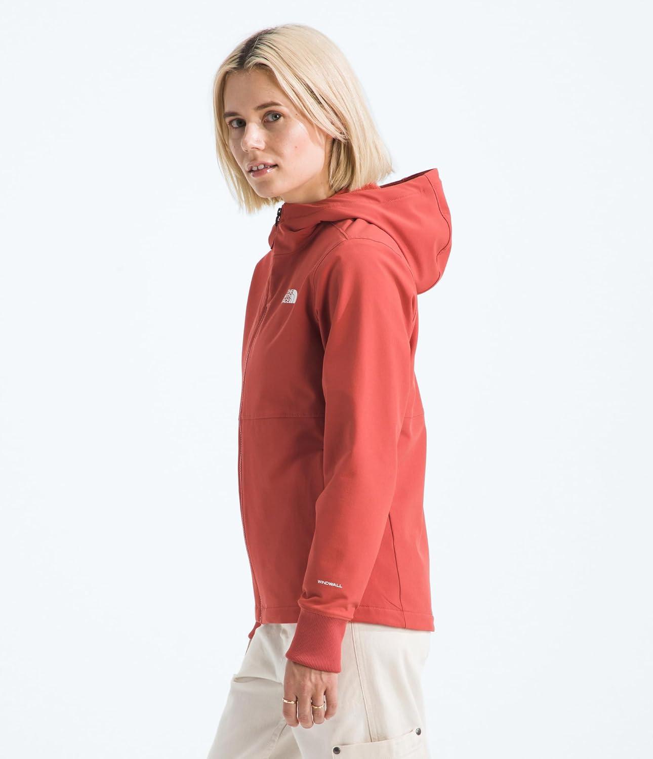 imageTHE NORTH FACE Womens Shelbe Raschel Fleece Hooded Jacket Standard ampamp Plus Size Fleece Lining Wind ampamp Water ResistantMars Dust
