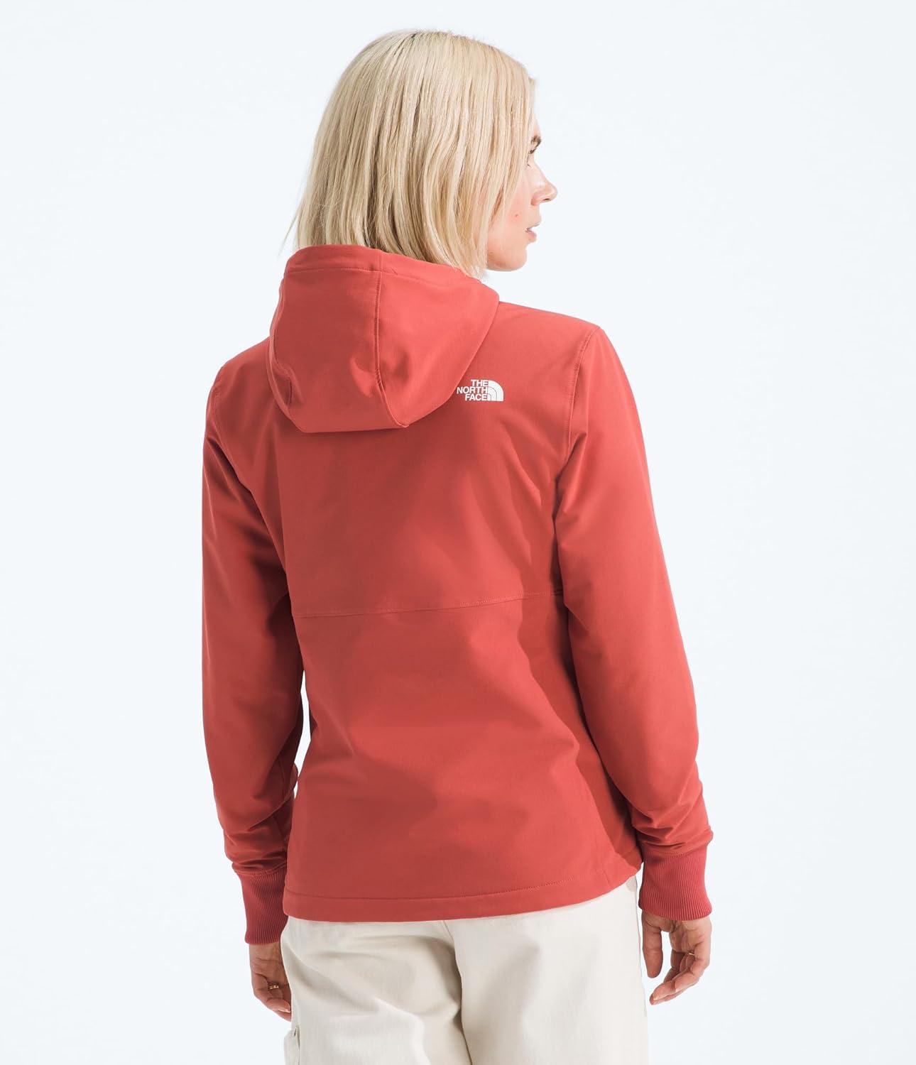 imageTHE NORTH FACE Womens Shelbe Raschel Fleece Hooded Jacket Standard ampamp Plus Size Fleece Lining Wind ampamp Water ResistantMars Dust