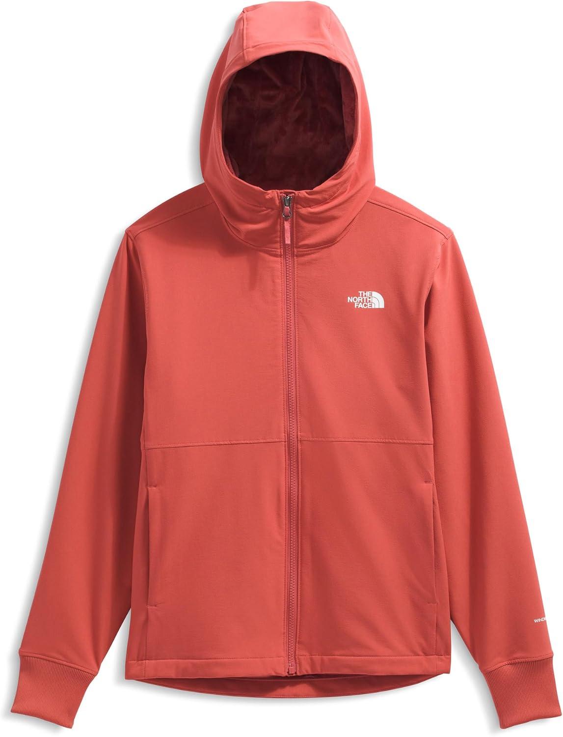 imageTHE NORTH FACE Womens Shelbe Raschel Fleece Hooded Jacket Standard ampamp Plus Size Fleece Lining Wind ampamp Water ResistantMars Dust